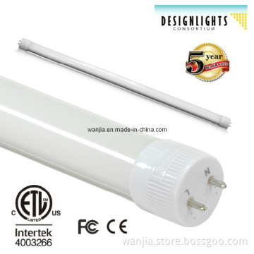122lm/W Dlc Listed T8 LED Tube